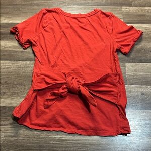 Anthropologie Back Tie Tee